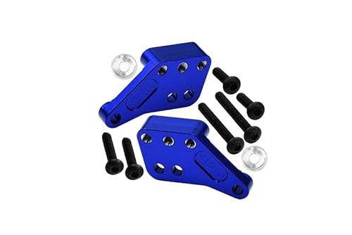 Aluminium 7075 Alloy Front Or Rear Shock Mount for Traxxas 1:8 4WD Maxx Slash 6S-102076-4/1:10 4WD Maxx-89076-4 Monster Truck Upgrades - Blue von GPM Racing
