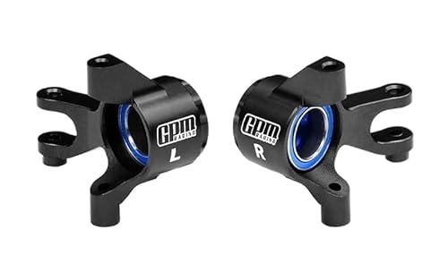 Aluminium 7075 Alloy Front Steering Blocks with Oversize Bearing for Traxxas 1/16 Mini Maxx 4WD RTR Brushless Monster Truck 107154-1 Upgrades - Black Aluminium 7075 Alloy Front Steering Blocks with Oversize Bearing for Traxxas 1/16 Mini Maxx 4WD RTR Brushless Monster Truck 107154-1 Upgrades - Black von GPM Racing