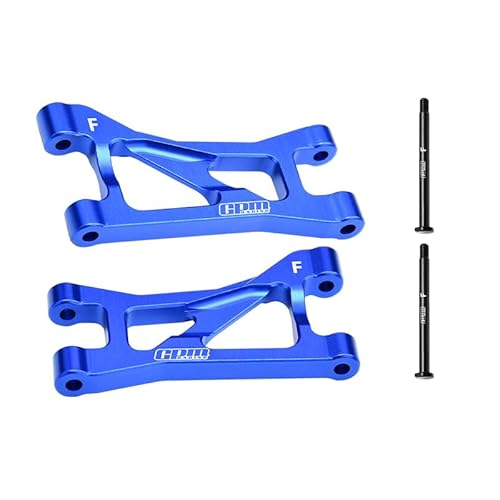 Aluminium 7075 Alloy Front Upper Suspension Arms for Traxxas 1/16 Mini Maxx 4WD RTR Brushless Monster Truck 107154-1 Upgrades - Blue von GPM Racing