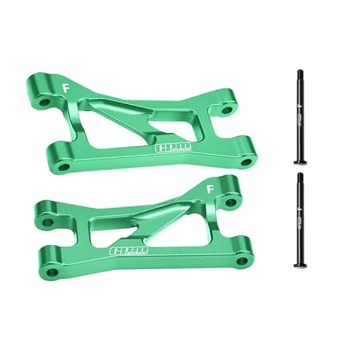 Aluminium 7075 Alloy Front Upper Suspension Arms for Traxxas 1/16 Mini Maxx 4WD RTR Brushless Monster Truck 107154-1 Upgrades - Green von GPM Racing