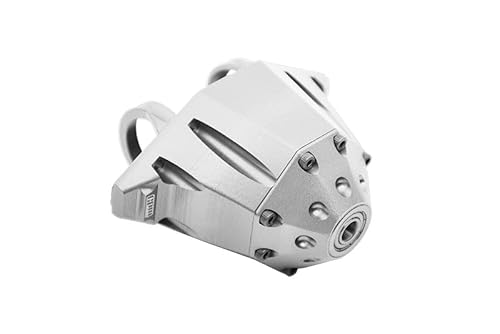 Aluminium 7075 Alloy Rear Axle Housing Halves Design (Larger Inner Bearings) for Traxxas 1:7 Unlimited Desert Racer UDR 4X4 85076-4 / Unlimited Desert Racer UDR 6S 85086-4 Upgrade Parts - Silver von GPM Racing