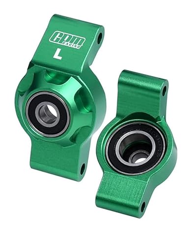 Aluminium 7075 Alloy Rear Hub Stub Axle Carriers with Oversize Bearing for Traxxas 1/16 Mini Maxx 4WD RTR Brushless Monster Truck 107154-1 Upgrades - Green Aluminium 7075 Alloy Rear Hub Stub Axle Carriers with Oversize Bearing for Traxxas 1/16 Mini Maxx 4WD RTR Brushless Monster Truck 107154-1 Upgrades - Green von GPM Racing