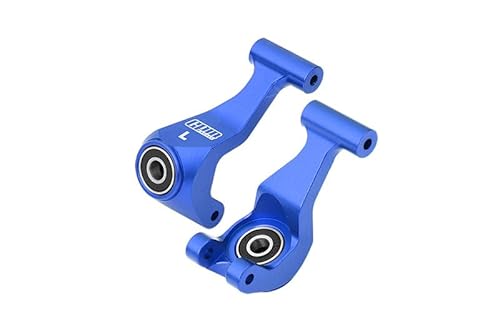 Aluminium 7075 Alloy Rear Knuckle Arm (Larger Inner Bearings) for Tamiya 58737 Hotshot II 2024 Off-Road 4WD RC Car Upgrade Parts - Blue von GPM Racing