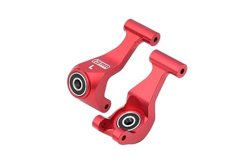Aluminium 7075 Alloy Rear Knuckle Arm (Larger Inner Bearings) for Tamiya 58737 Hotshot II 2024 Off-Road 4WD RC Car Upgrade Parts - Red von GPM Racing