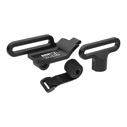 Aluminium 7075 Alloy Retainer Battery Hold-Down for Traxxas 1/16 Mini Maxx 4WD RTR Brushless Monster Truck 107154-1 Upgrades - Black von GPM Racing