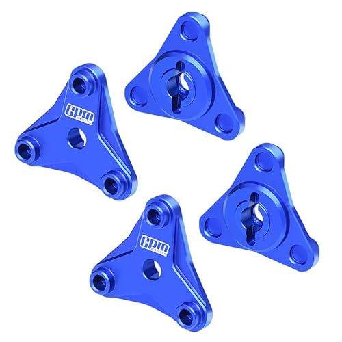 Aluminium 7075 Alloy Wheel Hexes for Tamiya 58737 Hotshot II 2024 Off-Road 4WD RC Car Upgrade Parts - Blue von GPM Racing