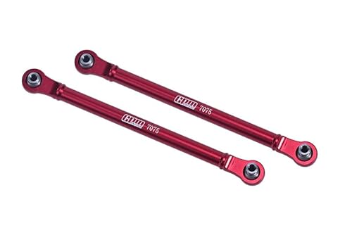Aluminium 7075 Front Steering Link Rod for Traxxas 1:7 Unlimited Desert Racer UDR Pro-Scale 4X4 85086-4 85076-4 Upgrade Parts - Red von GPM Racing