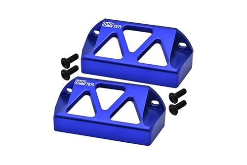Aluminium 7075 Guards Steering Servo for Traxxas 1:10 E-Revo-56087-1 / E-Revo VXL Brushless-86086-4 / Revo 3.3 Monster Truck-53097-3 / Slayer Pro 4X4-59076-3 / Summit 4WD-56076-4 Upgrades - Blue von GPM Racing