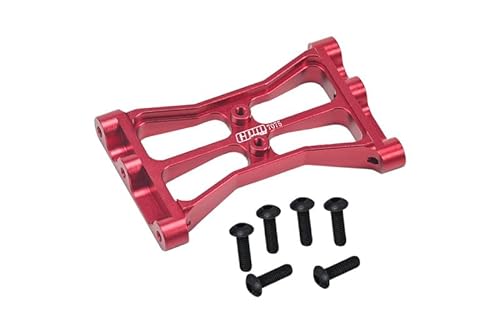 Aluminium 7075 Rear Chassis Crossmember for Traxxas 1:10 TRX 4 Trail Defender Crawler/TRX 6 Mercedes Benz G63 Upgrades - Red von GPM Racing