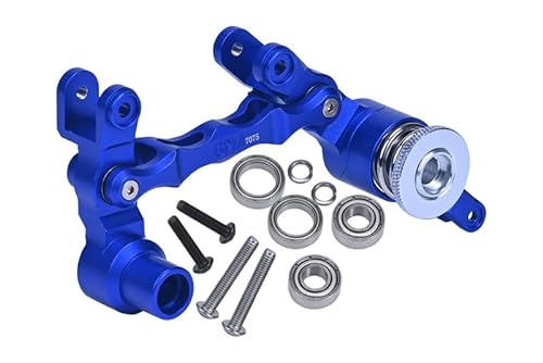 Aluminium 7075 Steering Assembly for 1:5 Traxxas X Maxx 6S / X-Maxx 8S 4WD Brushless Monster Truck Upgrade Parts - Blue von GPM Racing