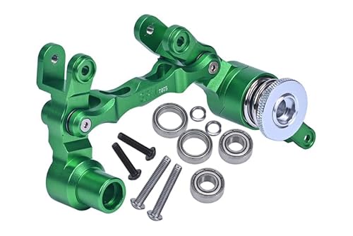 Aluminium 7075 Steering Assembly for 1:5 Traxxas X Maxx 6S / X-Maxx 8S 4WD Brushless Monster Truck Upgrade Parts - Green von GPM Racing