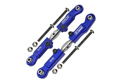 Aluminium 7075-T6 + Stainless Steel Rear Camber Links For Arrma 1:7 LIMITLESS ALL-ROAD / IMITLESS V2 / INFRACTION 6S / INFRACTION 6S V2 / FELONY 6S / 1:8 TYPHON 6S / TYPHON 6S V5 Upgrade Parts - Blue Aluminium 7075-T6 + Stainless Steel Rear Camber Links For Arrma 1:7 LIMITLESS ALL-ROAD / IMITLESS V2 / INFRACTION 6S / INFRACTION 6S V2 / FELONY 6S / 1:8 TYPHON 6S / TYPHON 6S V5 Upgrade Parts - Blue von GPM Racing