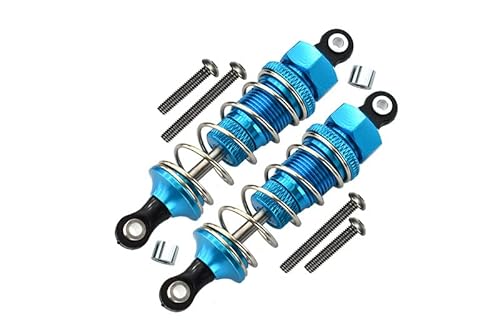 Aluminium Front Adjustable Plastic Ball Top 70mm Dampers for Tamiya RC 1/10 DT-03 - 1Pr Set Sky Blue von GPM Racing