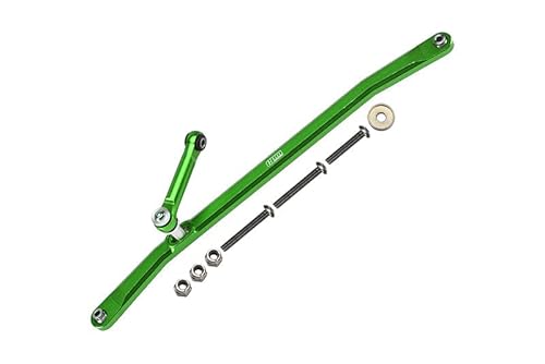 Aluminium Front Steering Tie Rods For Losi 1:8 LMT 4WD Solid Axle Monster Truck LOS04022 / LMT Mega Truck LOS04024 / LMT Grave Digger / Son-uva Digger LOS04021 / TLR Tuned LMT Kit LOS04027 - Green Aluminium Front Steering Tie Rods For Losi 1:8 LMT 4WD Solid Axle Monster Truck LOS04022 / LMT Mega Truck LOS04024 / LMT Grave Digger / Son-uva Digger LOS04021 / TLR Tuned LMT Kit LOS04027 - Green von GPM Racing