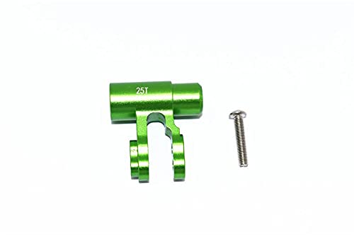Aluminium Standard 25T Servo Horn for Traxxas X Maxx 4X4 6S / 8S - 2Pc Set Green von GPM Racing