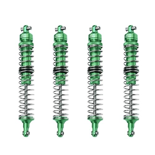 Aluminum Upgrade Combo Set B (Front+Rear Spring Dampers 130mm) For Losi 1:8 LMT 4WD Solid Axle Monster Truck LOS04022 / Mega Truck Brushless LOS04024 / LMT Grave Digger/ Sonuva Digger LOS04021 - Green von GPM Racing