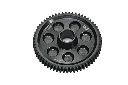 GPM Racing 4140 Medium Carbon Steel Spur Gear (61T/M0.8/32P) for Arrma 1/10 Gorgon 4X2 Mega 550 Brushed Monster Truck-ARA3230 Upgrade Parts von GPM Racing
