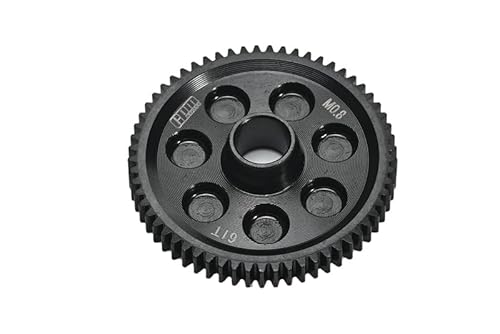 GPM Racing 4140 Medium Carbon Steel Spur Gear (61T/M0.8/32P) for Arrma 1/10 Gorgon 4X2 Mega 550 Brushed Monster Truck-ARA3230 Upgrade Parts von GPM Racing