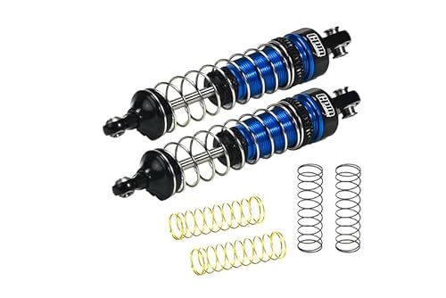 GPM Racing Aluminium 6061 Front Or Rear Shocks for Losi 1/18 Mini LMT 4X4 Brushed Monster Truck RTR-LOS01026 Upgrade Parts - Blue von GPM Racing