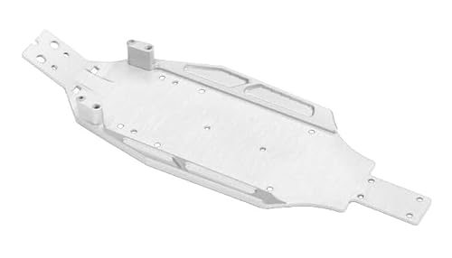 GPM Racing Aluminium 7075 Alloy Chassis Plate for LOSI 1/24 Micro-B 2WD Buggy RTR-LOS00007 Upgrade Parts - Silver von GPM Racing