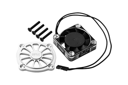 GPM Racing Aluminium 7075 Alloy Motor Heatsink with Metal Frame Cooling Fan and Protective Cover for Arrma 1/10 Gorgon 4X2 Mega 550 Brushed Monster Truck-ARA3230 Upgrades - Silver GPM Racing Aluminium 7075 Alloy Motor Heatsink with Metal Frame Cooling Fan and Protective Cover for Arrma 1/10 Gorgon 4X2 Mega 550 Brushed Monster Truck-ARA3230 Upgrades - Silver von GPM Racing