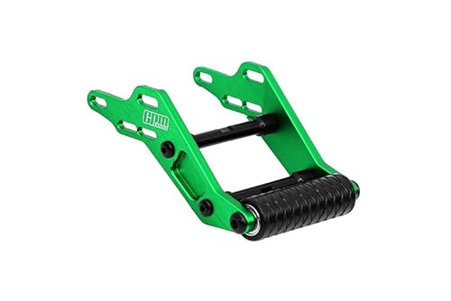 GPM Racing Aluminium 7075 Alloy Rear Adjustable Wheelie Bar for LOSI 1/18 Mini LMT 4X4 Brushed Monster Truck RTR LOS01026 Upgrade Parts - Green von GPM Racing