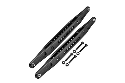 GPM Racing Aluminium 7075 Alloy Rear Lower Trailing Arms for Losi 1/6 4WD Super Baja Rey 2.0 LOS05021 Upgrades - Black von GPM Racing