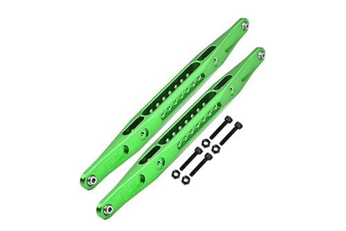 GPM Racing Aluminium 7075 Alloy Rear Lower Trailing Arms for Losi 1/6 4WD Super Baja Rey 2.0 LOS05021 Upgrades - Green von GPM Racing