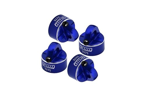GPM Racing Aluminium 7075 Alloy Shock Cap for Tekno 1:10 MT410 2.0 Pro Monster Truck / EB410 Electric Buggy / SCT410 Short Course Truck Upgrade Parts - Blue GPM Racing Aluminium 7075 Alloy Shock Cap for Tekno 1:10 MT410 2.0 Pro Monster Truck / EB410 Electric Buggy / SCT410 Short Course Truck Upgrade Parts - Blue von GPM Racing