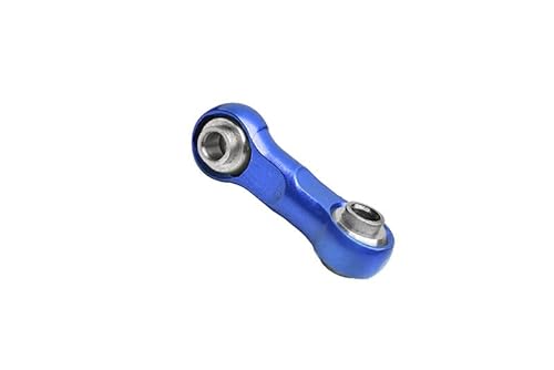 GPM Racing Aluminium 7075 Alloy Steering Drag Link for Arrma 1/18 Granite GROM MEGA 380 Brushed 4X4 Monster Truck ARA2102 Upgrade Parts - Blue von GPM Racing