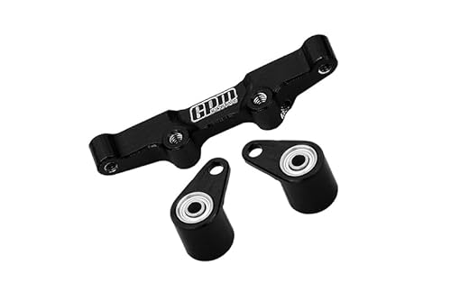 GPM Racing Aluminium 7075 Alloy Steering Rack for LOSI 1/24 Micro-B 2WD Buggy RTR-LOS00007 Upgrade Parts - Black von GPM Racing
