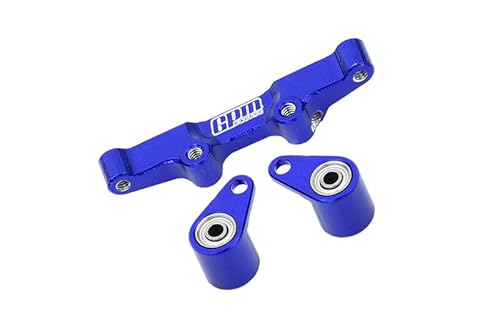 GPM Racing Aluminium 7075 Alloy Steering Rack for LOSI 1/24 Micro-B 2WD Buggy RTR-LOS00007 Upgrade Parts - Blue von GPM Racing