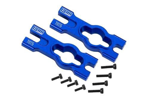 GPM Racing Aluminium 7075 Body Mount Cross Bar for Losi 1/18 Mini LMT 4X4 Brushed Monster Truck RTR-LOS01026 Upgrade Parts - Blue von GPM Racing