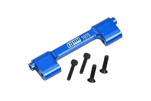 GPM Racing Aluminium 7075 Center Top Crossbar for Losi 1/18 Mini LMT 4X4 Brushed Monster Truck RTR-LOS01026 Upgrade Parts - Blue von GPM Racing