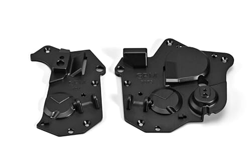 GPM Racing Aluminium 7075 Chassis Side Cover Set for LOSI 1:4 Promoto MX Motorcycle Dirt Bike RTR FXR LOS06000 LOS06002 Upgrades - Black von GPM Racing