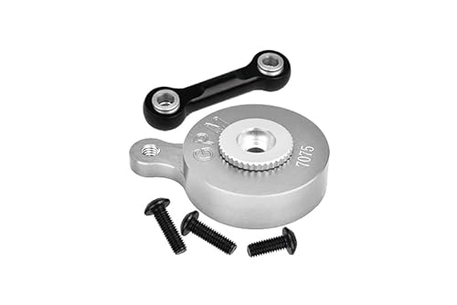 GPM Racing Aluminium 7075 Direct Mount Servo Saver (25T Spline) with Fix Link for Arrma 1:10 VORTEKS/SENTON/Big Rock/Outcast/Granite/KRATON/SENTON / 1:8 Mojave/Vendetta/Infraction - Silver von GPM Racing