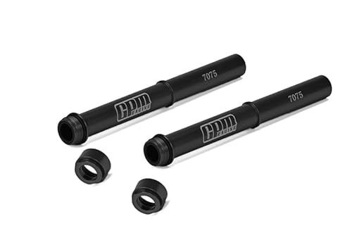 Aluminium 7075 Fork Tube Set for LOSI 1:4 Promoto-MX Motorcycle Dirt Bike RTR FXR LOS06000 LOS06002 Upgrades - Black von GPM Racing
