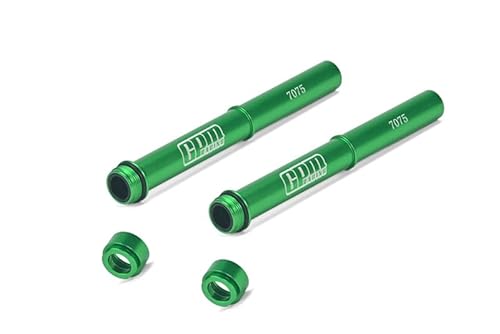 GPM Racing Aluminium 7075 Fork Tube Set for LOSI 1:4 Promoto-MX Motorcycle Dirt Bike RTR FXR LOS06000 LOS06002 Upgrades - Green von GPM Racing