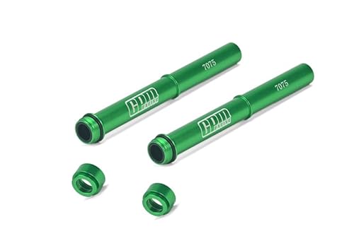 GPM Racing Aluminium 7075 Fork Tube Set for LOSI 1:4 Promoto-MX Motorcycle Dirt Bike RTR FXR LOS06000 LOS06002 Upgrades - Green von GPM Racing