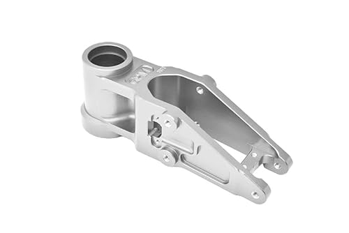 Aluminium 7075 Front Bulkhead for LOSI 1:4 Promoto-MX Motorcycle Dirt Bike RTR LOS06000 LOS06002 Upgrades - Silver von GPM Racing