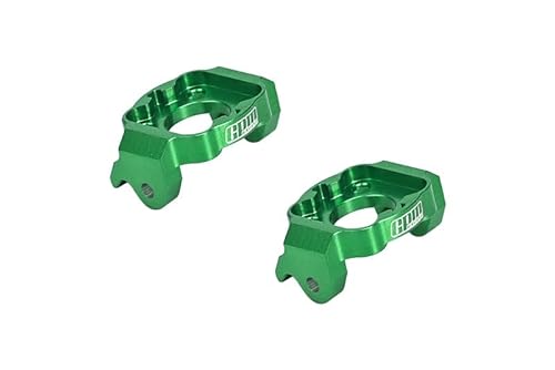 GPM Racing Aluminium 7075 Front C Hubs for Losi 1/18 Mini LMT 4X4 Brushed Monster Truck RTR-LOS01026 Upgrade Parts - Green von GPM Racing