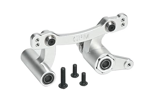 GPM Racing Aluminium 7075 Front Steering Assembly for Arrma 1:8 KRATON/Outcast/Talion/Typhon/Notorious / 1:7 Infraction/Limitless/Mojave/FIRETEAM/Big Rock/Felony 6S Upgrade Parts - Silver von GPM Racing