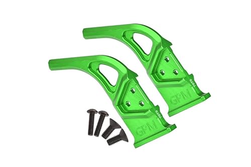 GPM Racing Aluminium 7075 Rear Diffuser Supports for Arrma 1:7 Infraction 6S / Limitless All-Road/Infraction V2 / Limitless V2 /Felony 6S Upgrades - Green von GPM Racing