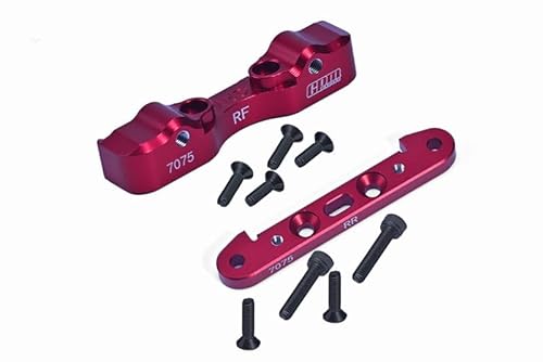 GPM Racing Aluminium 7075 Rear Lower Suspension Mount for Arrma 1:5 KRATON 8S / Outcast 8S / KRATON EXB/Outcast EXB Upgrades - Red von GPM Racing
