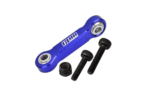 GPM Racing Aluminium 7075 Steering Drag Link for Losi 1/18 Mini LMT 4X4 Brushed Monster Truck RTR-LOS01026 Upgrade Parts - Blue von GPM Racing