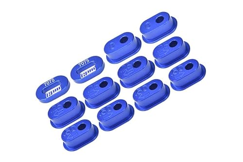 GPM Racing Aluminium 7075-T6 Chain Tension Adjuster Set for LOSI 1:4 Promoto-MX Motorcycle Dirt Bike RTR LOS06000 LOS06002 Upgrades - Blue GPM Racing Aluminium 7075-T6 Chain Tension Adjuster Set for LOSI 1:4 Promoto-MX Motorcycle Dirt Bike RTR LOS06000 LOS06002 Upgrades - Blue von GPM Racing