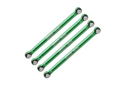 GPM Racing Aluminium 7075-T6 Front & Rear Lower Chassis Links Parts for Axial 1/24 AX24 XC-1 4WS Crawler Brushed RTR AXI00003 Upgrades - Green von GPM Racing