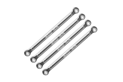 GPM Racing Aluminium 7075-T6 Front & Rear Lower Chassis Links Parts for Axial 1/24 AX24 XC-1 4WS Crawler Brushed RTR AXI00003 Upgrades - Silver GPM Racing Aluminium 7075-T6 Front & Rear Lower Chassis Links Parts for Axial 1/24 AX24 XC-1 4WS Crawler Brushed RTR AXI00003 Upgrades - Silver von GPM Racing