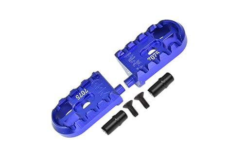 Aluminium 7075-T6 Motorcycle Foot Pegs Set for LOSI 1:4 Promoto-MX Motorcycle Dirt Bike RTR LOS06000 LOS06002 Upgrades - Blue Aluminium 7075-T6 Motorcycle Foot Pegs Set for LOSI 1:4 Promoto-MX Motorcycle Dirt Bike RTR LOS06000 LOS06002 Upgrades - Blue von GPM Racing