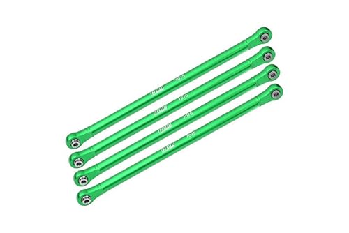 GPM Racing Aluminium 7075-T6 Upper Link Bar Set for Losi 1:8 LMT 4WD Solid Axle Monster Truck LOS04022 Upgrades - Green GPM Racing Aluminium 7075-T6 Upper Link Bar Set for Losi 1:8 LMT 4WD Solid Axle Monster Truck LOS04022 Upgrades - Green von GPM Racing